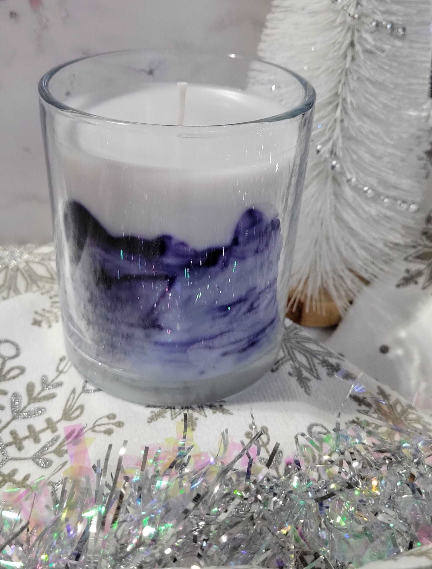 Frosted Sugar Plum Jar Candle