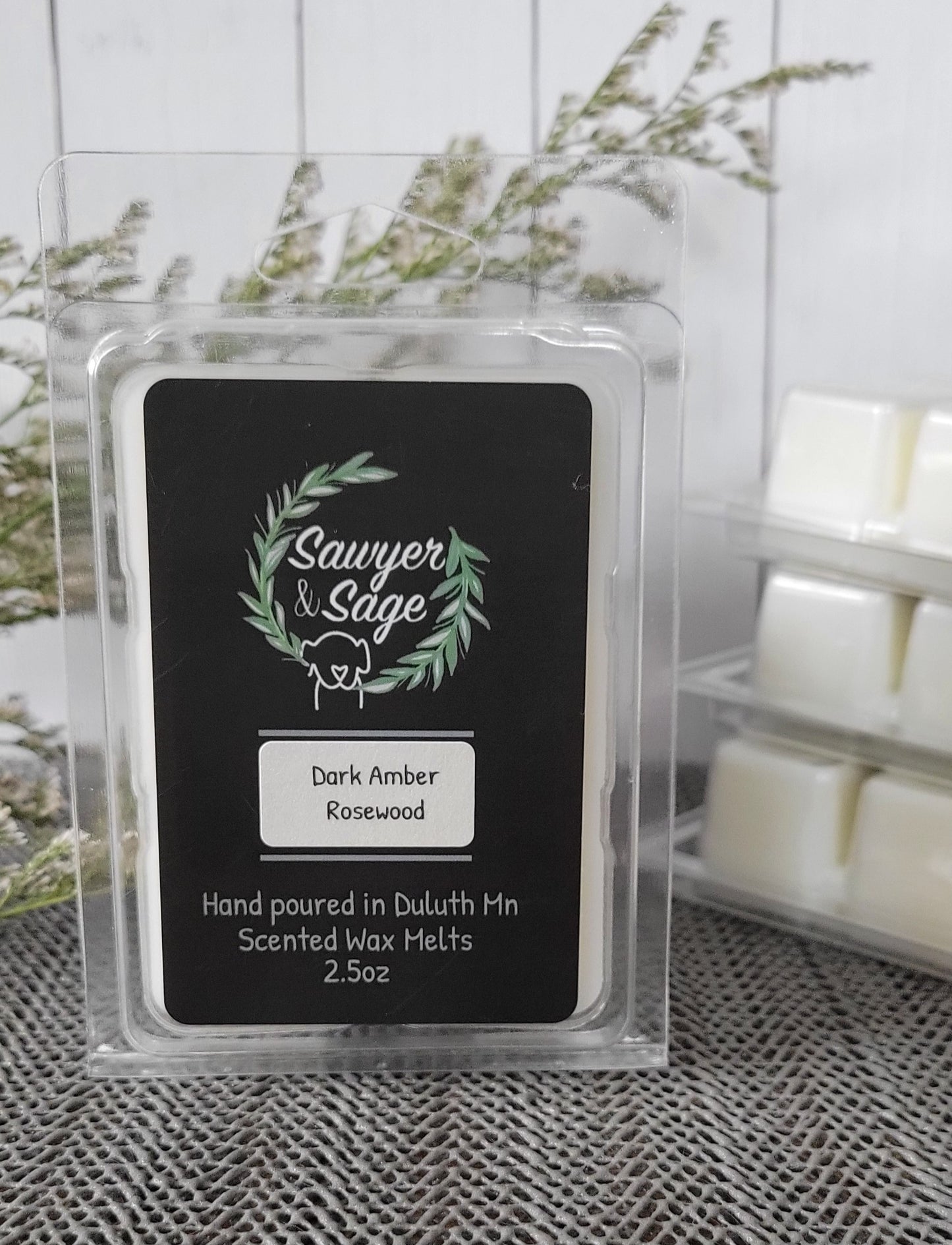 Dark Amber Rosewood Wax Melts