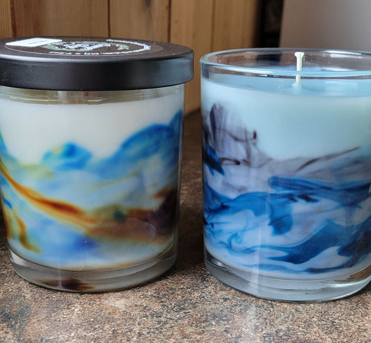 Palo Santo Marbled Jar Candle