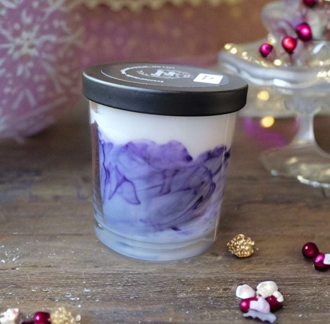 Frosted Sugar Plum Jar Candle