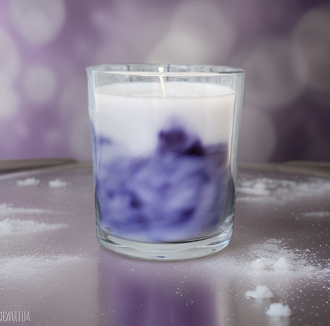 Frosted Sugar Plum Jar Candle