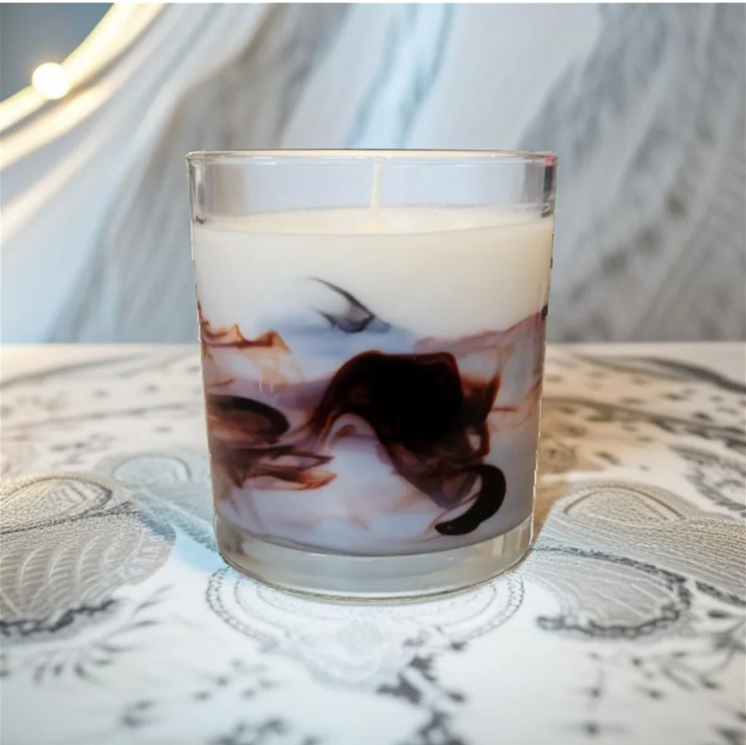 Espresso Marble Jar Candle