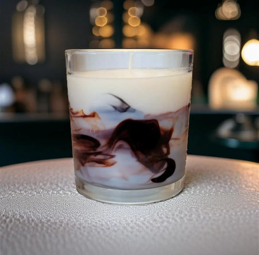 Espresso Marble Jar Candle