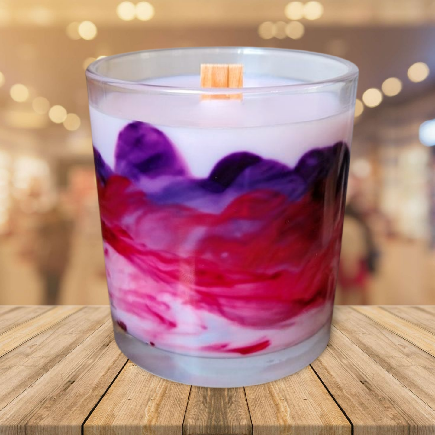 Very Berry Bliss Marbled Jar Candle